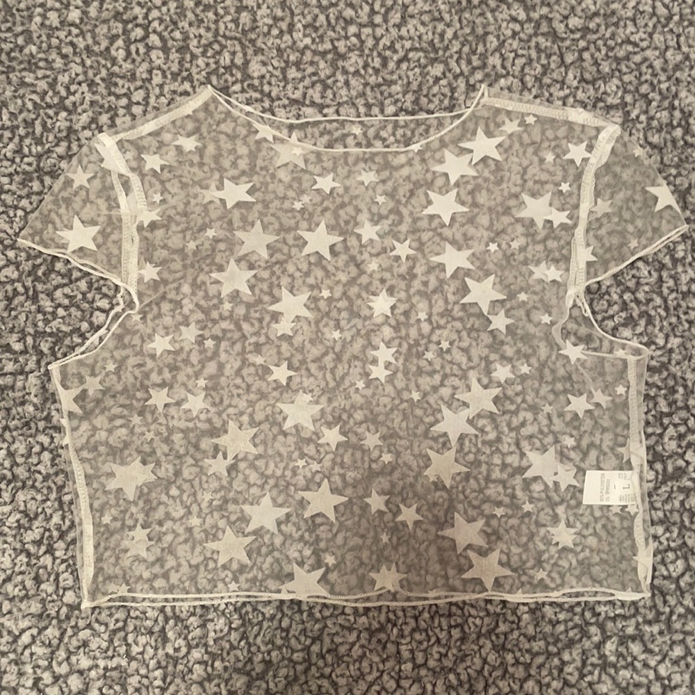 Sheer Star shirt, Large
